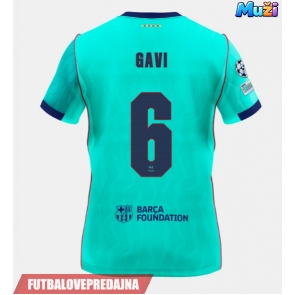 Lacne Muži Futbalové dres Barcelona Paez Gavi #6 2026-27 Krátky Rukáv - Tretina
